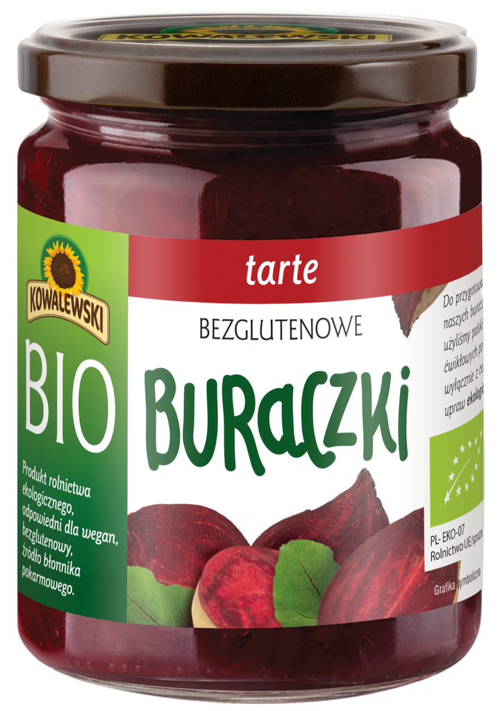 Buraczki tarte bezglutenowe BIO 540 ml
