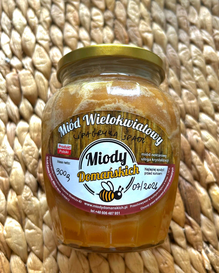 Miód wielokwiatowy lipa, gryka, spadź 900g