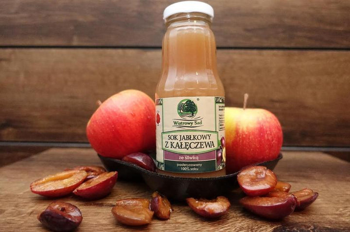 Sok jabłkowy ze śliwką 300ml