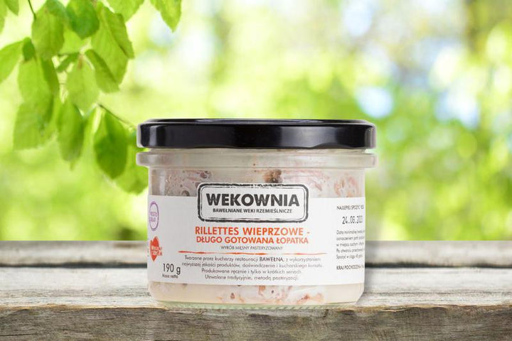 Rillettes wieprzowe - długo gotowana łopatka 190 g