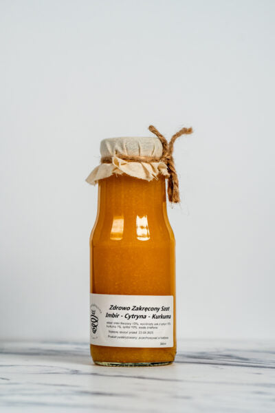 Naturalny Szot Imbir Cytryna Kurkuma 300ml