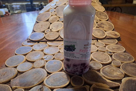 Kefir kozi z czarną porzeczką 250 ml