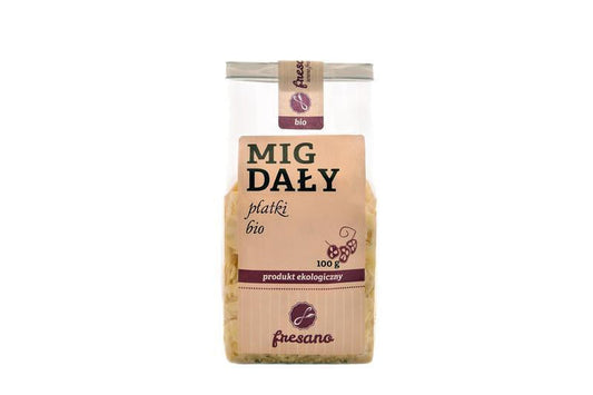 Migdały płatki EKO 100 g