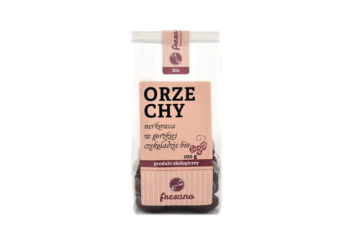 Orzechy nerkowca w gorzkiej czekoladzie BIO 100 g