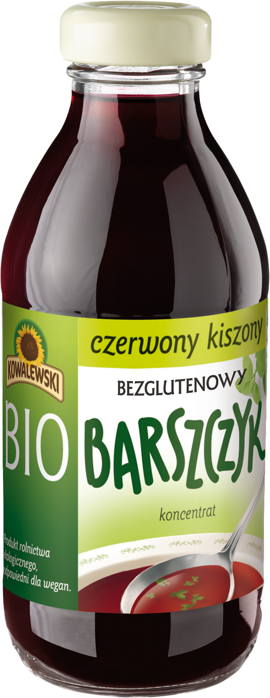 Barszczyk czerwony kiszony bezglutenowy BIO koncentrat 320 ml
