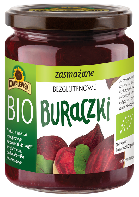 Buraczki zasmażane bezglutenowe BIO 540 ml