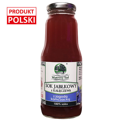Sok jabłkowy z jagoda kamczacką 300 ml
