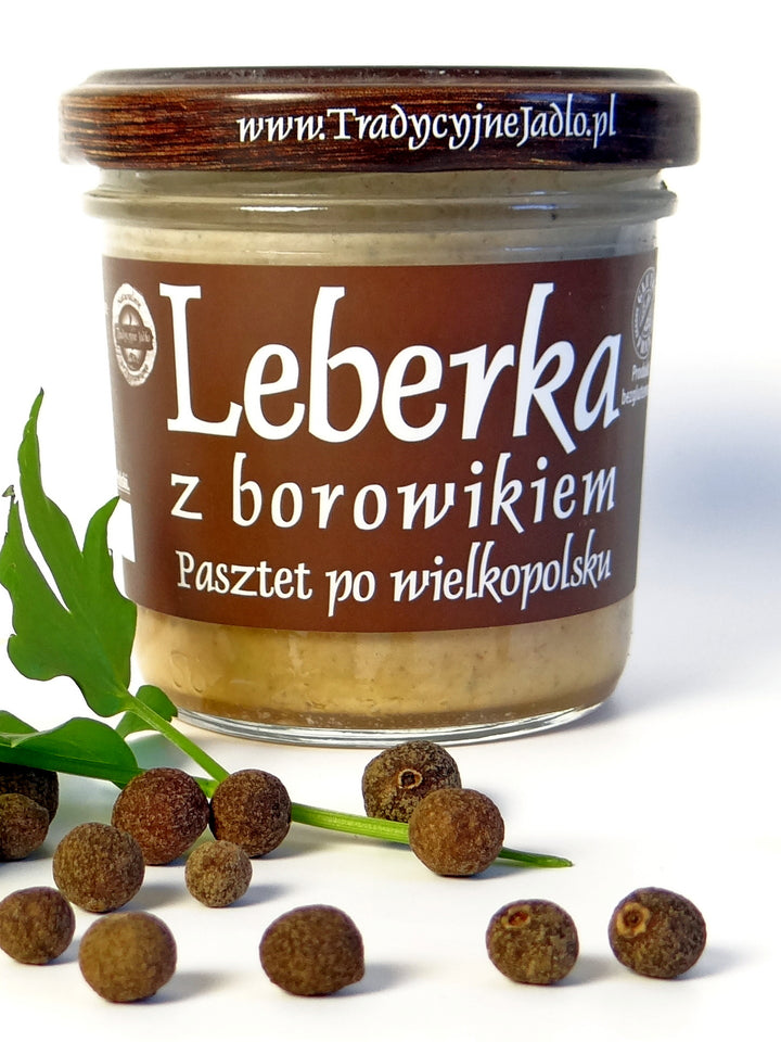 Leberka z borowikiem pasztet po wielkopolsku słoik 80 g