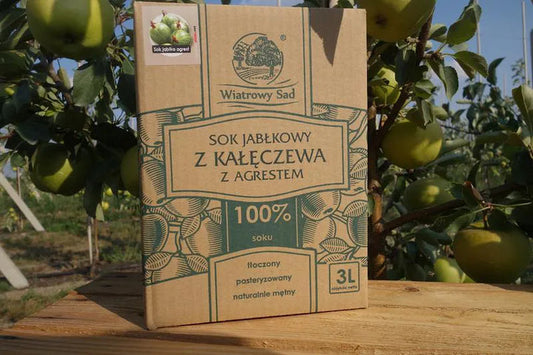 Sok jabłkowy z agrestem 3l