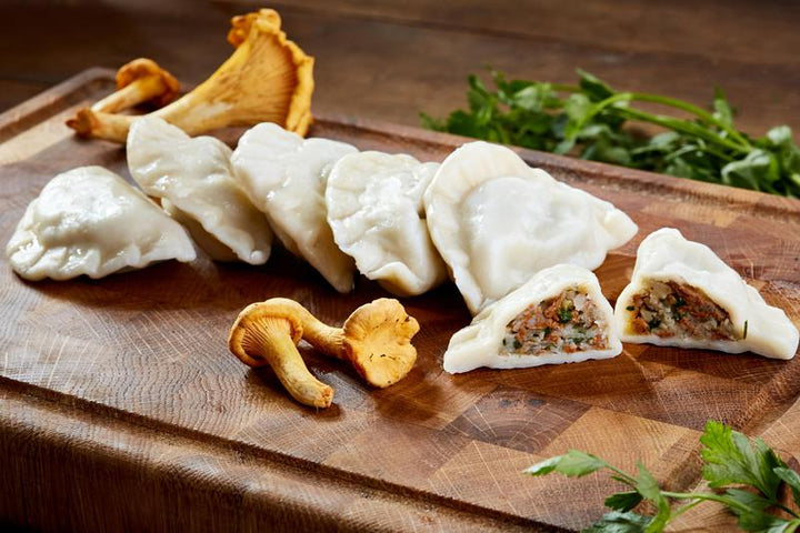 PIEROGI Z KURKAMI 500g