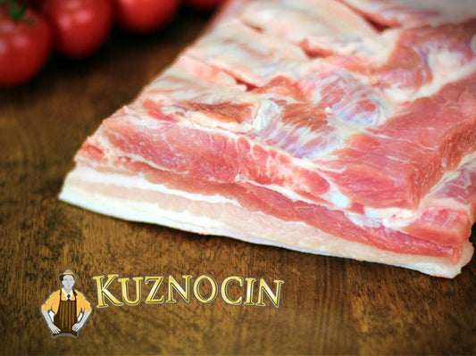 Boczek surowy ze skórą 500 g