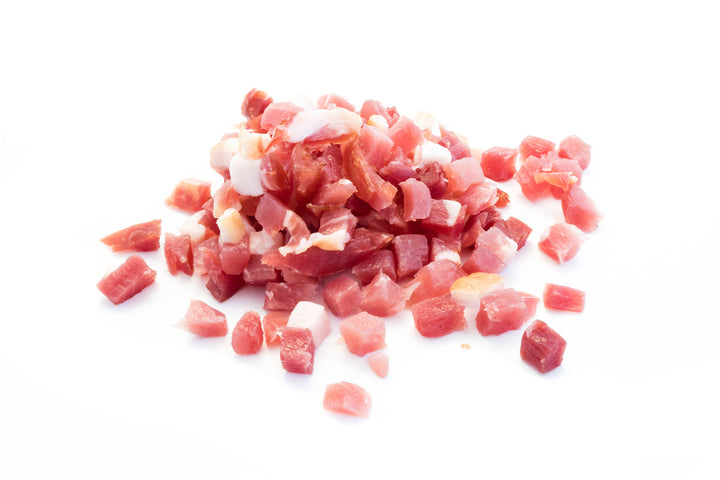 Boczek wędzony surowy(kostka) 500 g