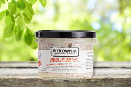 Rillettes wieprzowe - długo gotowana łopatka 190 g