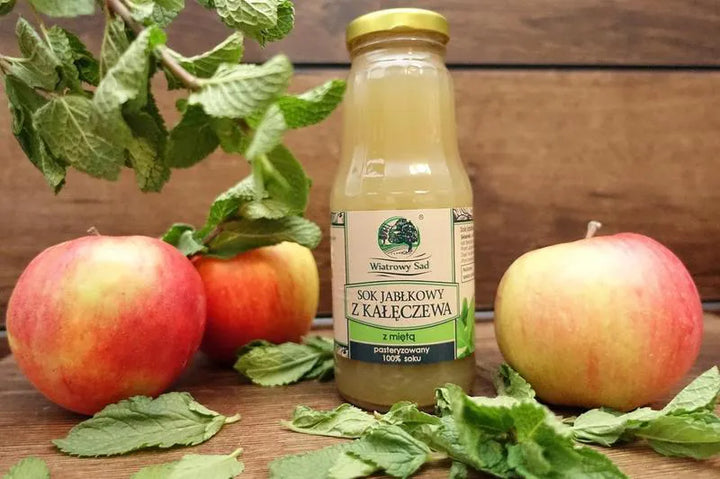 Sok jabłkowy z miętą 300 ml