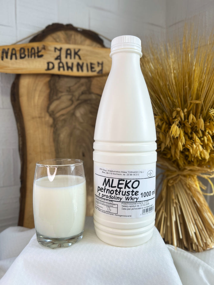 Mleko pełnotłuste 4% 1 l