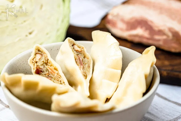 Pierogi z kapustą słodką i boczkiem 400 g