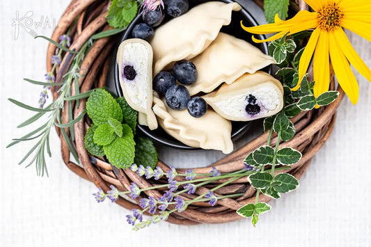 Pierogi z serem i borówkami 1 kg