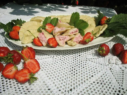 Pierogi z serem i truskawkami 400 g