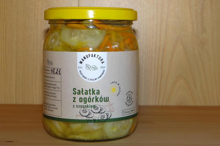 Sałatka z ogórków z czosnkiem 540ml