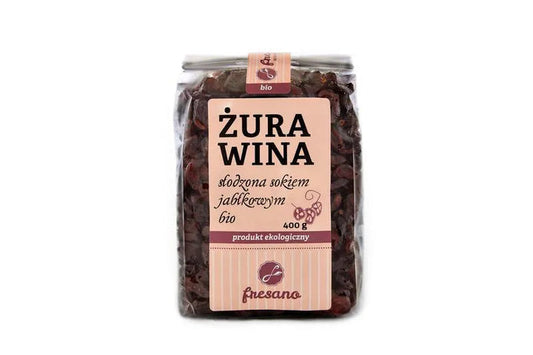 Żurawina słodzona sokiem jabłkowym BIO 400 g